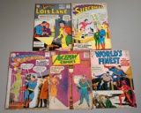 Lot of 5 Superman DC Comics 1960s