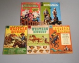 Lot of 5 Comics Westerns Late 50s – Early 60s