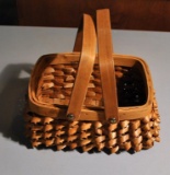 Collectible Woven Bark Basket