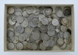 Lot of 109 US 90% Silver Dimes, Liberty Head & Roosevelt