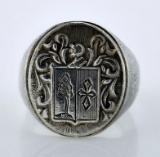 Mens Silver Ring, Size 9.25
