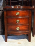 Vintage Dixie Furniture Mahogany 2-Drawer Nightstand, Lots 3-5 Match