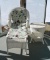 Hampton Bay White Plastic Wicker Furniture: Chaise Lounge and End Table
