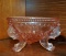 Westmoreland Pink Dolphin Footed Candy Dish