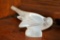 Lalique Frosted Crystal Sparrow Figurine, 4.5 Inches L