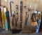 Lot of Hand Tools As Shown & Sawhorse Frames