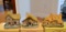 Lot of 3 David Winter Cottages; The Village Shop, Drovers Cottage, and Meadow Bank Cottage