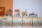 Lot of 4 David Winter Cottages; Harvest Barn, Wine Merchant, Chandlery, and Craftsmens Cottages