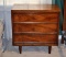 Fine Walnut Mid-Century Modern Nightstand by Cousins of Kansas City