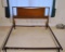 Fine Walnut Mid-Century Modern Full Size Bed