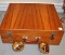 Vintage 1960s Siam Bronze Factory Flatware Set in Teak Case, 12 Placesettings, Over 150 Pieces