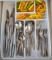 Community Stainless Steel Flatware Set, 8 Placesettings, 61 Pieces; Corn Cob Handles
