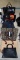 Lot of Womens Handbags / Purses As Shown: Liz Claiborne, Kim Rogers, Tommy Hilfiger, Mundi