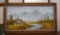 R. Kay, High Mountains, Oil on Canvas, Framed, 24 x 48.5 Sight Measurement
