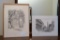 Pair of Etchings Prints: “Church Street Charleston SC” and One Other, Unframed, Largest is 8 x 11.5