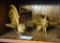 Pair of Brass Gamecocks Figurines, 10 Inches L
