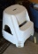 Lot of 4 Plastic Step Stools