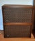 Pair of Vintage Fisher Model 111k Stereo HiFi Speakers, Walnut Cabinets