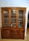 Modern Pine China Cabinet by Broyhill, Lighted