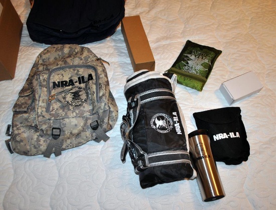 Lot of NRA-ILA Accessories: Backpack, Multi Tool, Etc