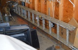 Sears Aluminum Extension Ladder with Stabilizer Bar Attachment