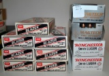 Lot of .380 & 9 mm Luger Ammo, Most Boxes are Full