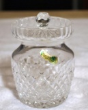 Waterford Crystal Lidded Jam or Mustard Pot