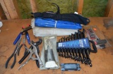 Lot of Misc Wrenches, Chisels,  and Pliers As Shown