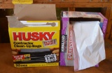 Lot of Plastic Trash Bags