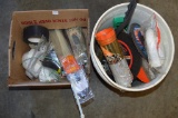 Lot of Misc Utility & Tool Items As Shown, 3/8 Inch Drill