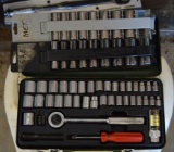 40 Pc. Combo Socket / Driver Set with SAE & Metric Deep Sockets