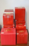 Lot of Eight Fitz & Floyd Dish Items w/ Original Boxes As Shown