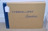 Vintage Currier & Ives American Color Prints Book