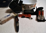Lot of NRA-ILA Accessories: Mini Binoculars, Flashlight, Multi Tool, Watch, Knife