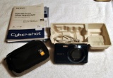 Sony Cybershot Digital Still Camera  w 4GB SanDisk Card and Case