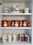 Lot of Misc Cups, Mugs & Glasses As Shown