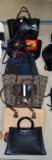 Lot of Womens Handbags / Purses As Shown: Liz Claiborne, Kim Rogers, Tommy Hilfiger, Mundi