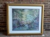 Lena Liu Ltd Edition Print 2013/5500, Forest Path, Framed, 35 x 40 Inches Framed Measurement