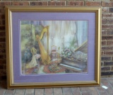 Lena Liu Ltd Edition Print 1300/5500, Music Room, Framed, 37 x 43 Inches Framed Measurement