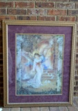 Lena Liu Ltd Edition Print 2361/3500, Angel, Framed, 37 x 30 Inches Framed Measurement