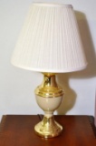 Brass Table Lamp, 26 inches H