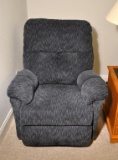 Dark Blue Rocker Recliner by Best Chairs