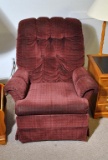 Burgundy Rocker Recliner by Best Chairs