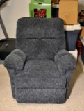 Dark Blue Rocker Recliner by Best Chairs
