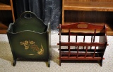 Lot of Two Magazine Racks