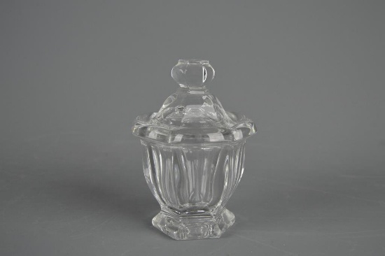 Baccarat France Crystal Lidded  Jar