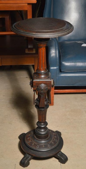 Handsome American Antique Late 19th C. Mahogany Plant Stand