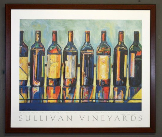 Sullivan Wine Tasting Art Show Poster Print