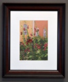 Artist Signed Artist Proof Giclee Print, Les Fleurs Rouges Provence, France AP/250, Signed Low. Righ