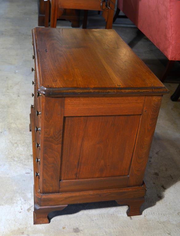 Antique Walnut Six Drawer Map Cabinet Art Antiques